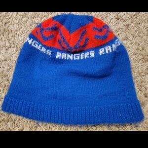 NHL New York Blue & Red Rangers Vintage Beanie Skulky Hat